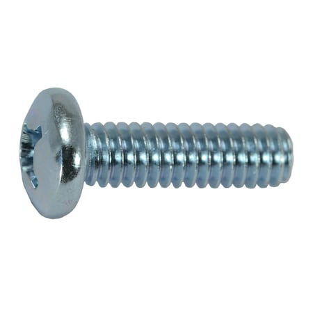 Midwest Fastener #12-24 x 3/4 in Phillips Pan Machine Screw, Zinc Plated Steel, 25 PK 32043